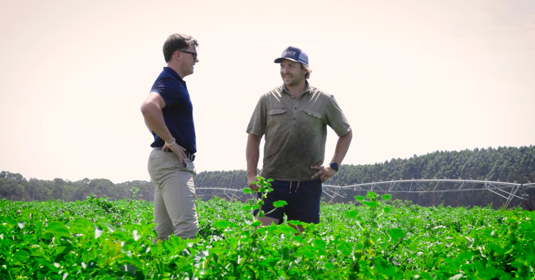 Scott Merrett Legacy Farm Co and Liam Van Schaik Bio Gro